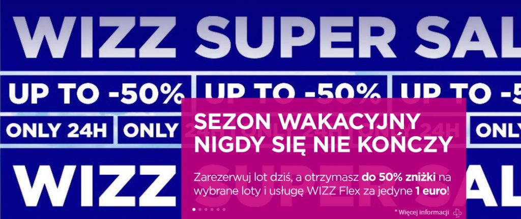 Wizz Air Jeszcze Wi Kszy Rabat Ni Ostatnio Elastyczny Bilet Za