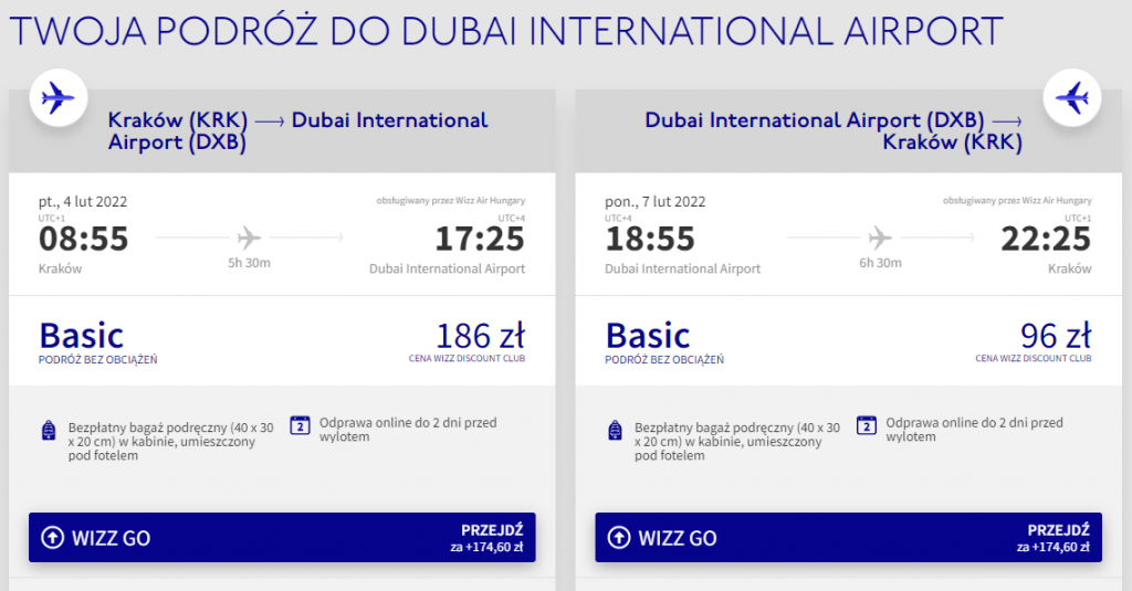 Wizz Air Trzy Nowe Trasy Z Polski Dubaj Neapol I Nicea Mleczne