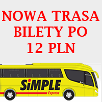 Simple Express: nowa trasa, bilety po 12 PLN