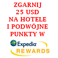 Expedia: zrób rezerwację hotelu, a otrzymasz voucher 25 USD