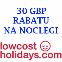 30 GBP zniżki na noclegi w Lowcostholidays.com