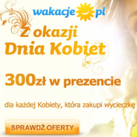 Wakacje.pl: kup wycieczkę, a otrzymasz 300 PLN na rezerwację wczasów w Polsce (NIEAKTUALNE)
