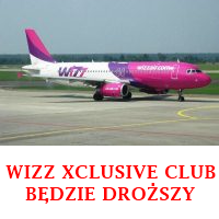 Od 1 kwietnia drożeje Wizz Xclusive Club