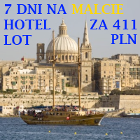 Tydzień na Malcie za 411 PLN na osobę (lot + hotel)