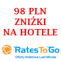 30 AUD (98 PLN) zniżki na hotele w RatesToGo.com