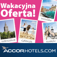 Accorhotels: trzy promocje na noclegi w wakacje (np. 40% rabatu)