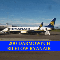 200 darmowych biletów Ryanair w Warszawie już 20 czerwca