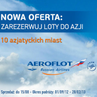 Promocyjne loty Aeroflotu do Azji (Tokio, Sajgon i inne)