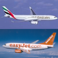 easyJet w partnerstwie z Emirates! Kupuj loty easyJet za mile z Emirates (Skywards)