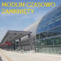 Lotnisko Warszawa Modlin zamknięte przynajmniej do końca roku!
