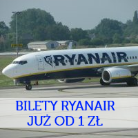HIT: bilety Ryanair po 1 PLN na styczeń i luty
