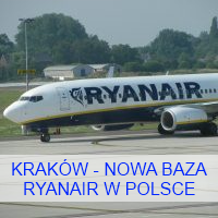Kraków, czyli druga baza Ryanair w Polsce (+4 nowe kierunki)