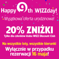 20% zniżki w Wizz Air: Neapol 98 PLN, Gruzja 130 PLN, Kijów 182 PLN, Azerbejdżan 268 PLN, Barcelona 163 PLN i inne