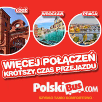 PolskiBus rozbudowuje linię P4: Warszawa Łódź Wroclaw Praga