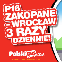 PolskiBus: bilety na trasie Wrocław – Zakopane już za 1 PLN*