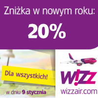 Wizz Air: do 20% rabatu, teraz także “dla wszystkich”