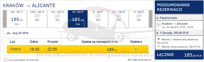 ryanair-KrakowAlicante185plnAb