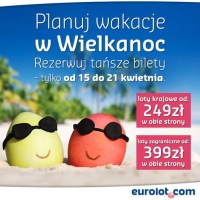 Wakacyjna promocja Eurolotu (przeloty od 249 PLN)