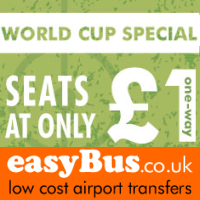 easyBus: przejazdy od 1 GBP (transfery z lotnisk w Londynie)