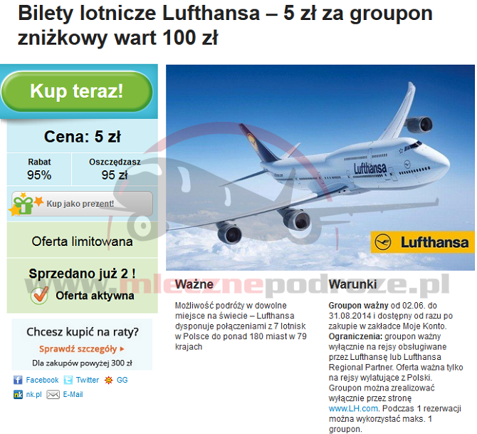 lufthansa-groupon100plnzniżki