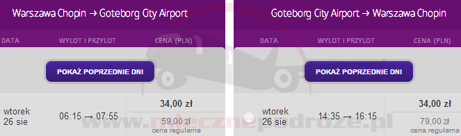 wizzair-warszawaGoteborg68plnBaJednodniowki