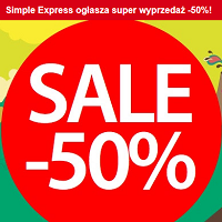 Simple Express: super wyprzedaż -50%!