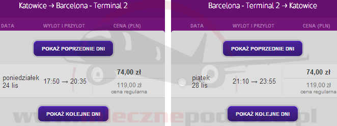 wizzair-katowiceBarcelona148pln