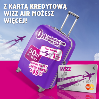 Gdy chcesz latać nawet za darmo pomoże Ci… karta Wizz Air Raiffeisen Polbank = darmowy Wizz Discount Club + 50 PLN na start + inne bonusy
