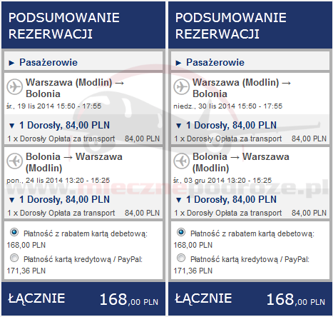 ryanair-modlinBolonia168plnAa