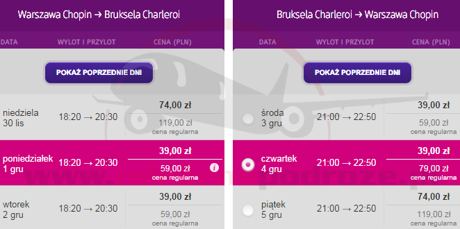 wizzair-bruksela78plnAd