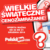 PolskiBus: Wielkie Świąteczne Cenozamrażanie
