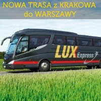Lux Express: połączenie z Krakowa do Warszawy + konkurs i okazja na bilety za 25 PLN (przez cały rok!)