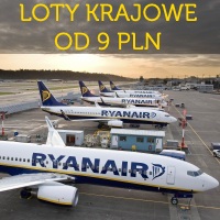 HIT! Ryanair: loty krajowe od 9 PLN.