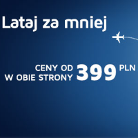 Tygodniowa promocja LOT (loty od 399 PLN)