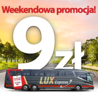 Weekendowa promocja Lux Express: trasa z Krakowa do Warszawy za 9 PLN