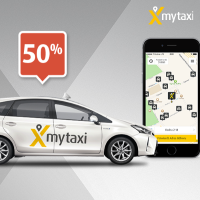 MyTaxi: “Taksówki o połowę taniej” (do 21 lipca)