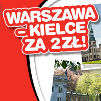 PolskiBus: Warszawa – Kielce za 2 PLN*