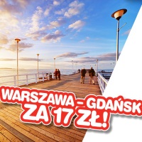 Tańsze przejazdy z Warszawy do Gdańska (kod rabatowy)