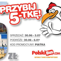 PolskiBus: bilety już od 5 PLN*