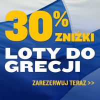 Grecja 30% taniej! Loty z Polski już od 138 PLN…