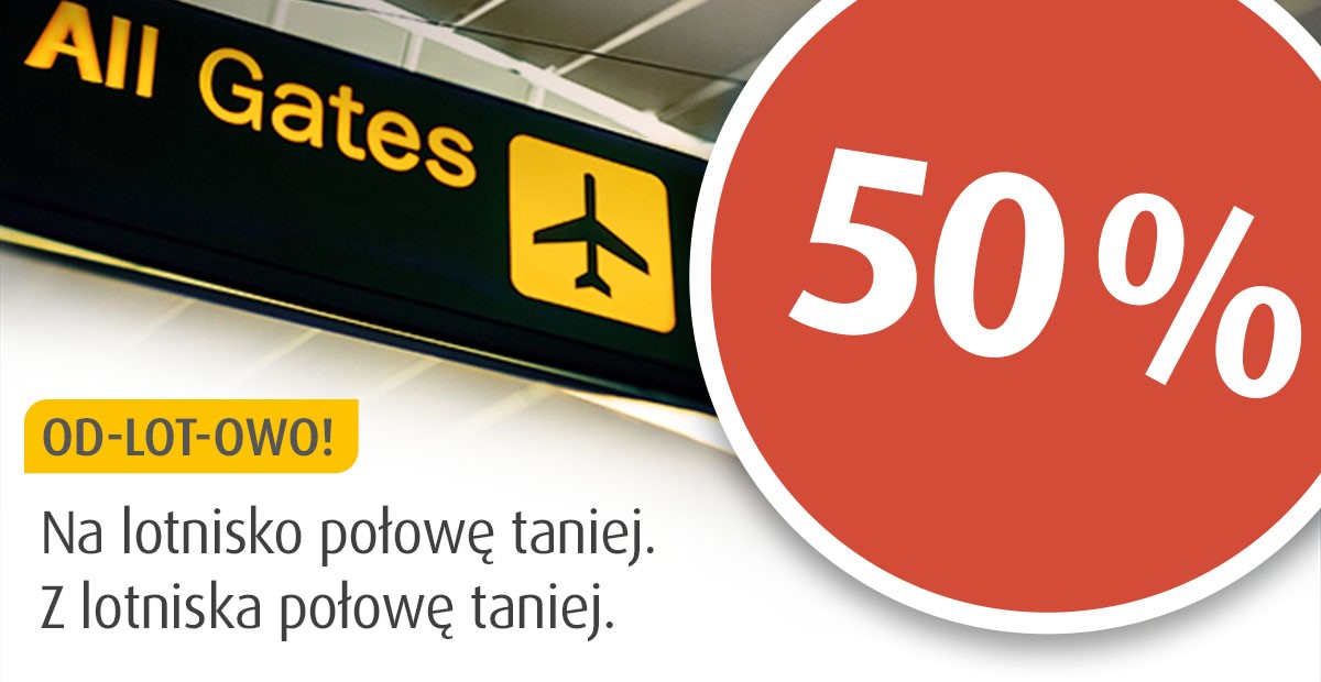 Taksówką na lotnisko – z mytaxi o połowę taniej