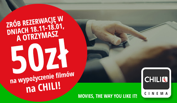 HRS: zarezerwuj nocleg, a otrzymasz 50 PLN na filmy w serwisie VOD