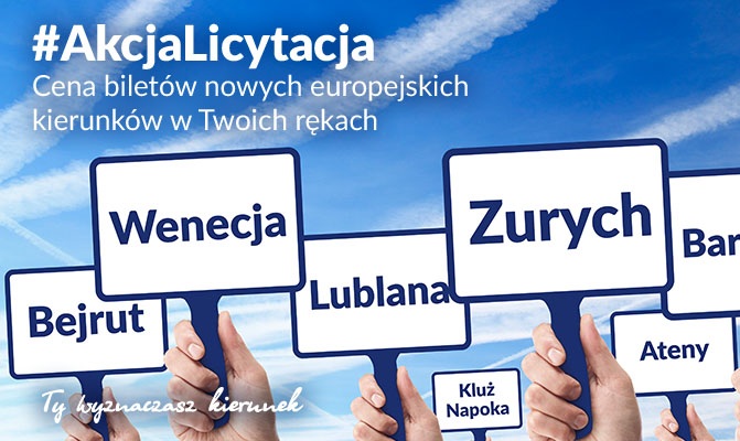 Licytacja biletów PLL LOT (ostatni dzień trwania aukcji)