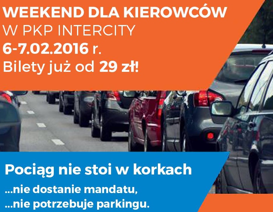 Weekend z PKP Intercity i biletami od 29 PLN!