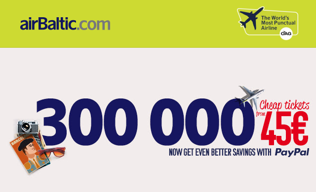 PRZEGLĄD PROMOCJI: oferta AirBaltic do 10 kwietnia