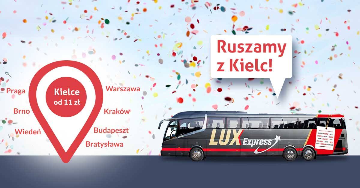 LuxExpress: rusza przystanek w Kielcach