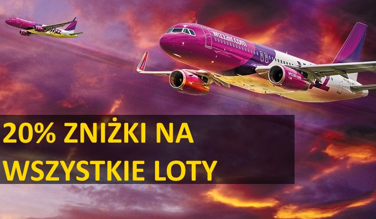 Wizz Air: 20% zniżki na bilety kupione przez aplikację mobilną