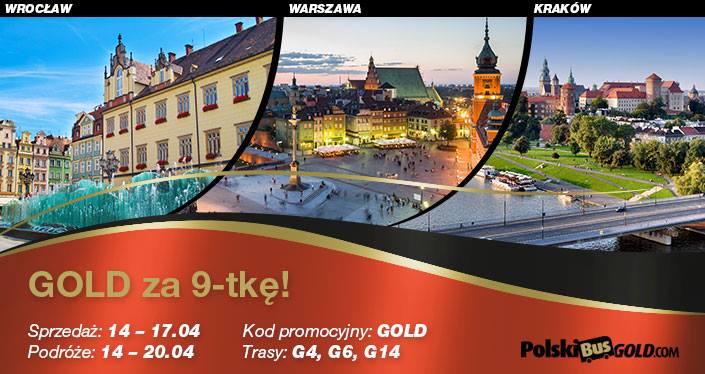 PolskiBusGold: wszystkie trasy za 9 PLN*