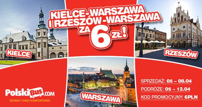 PolskiBus: krajowe podróże już od 6 PLN*