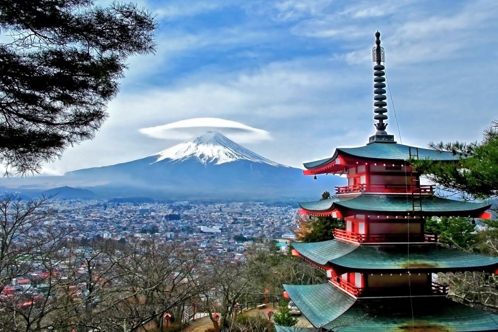 Tokio Japonia Mt. Fuji in Japan.